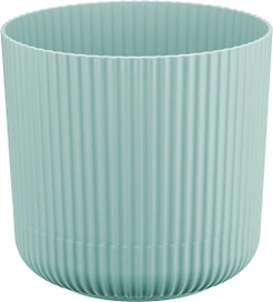 Кашпо вельвет IDEA морская волна D18 H17,5
