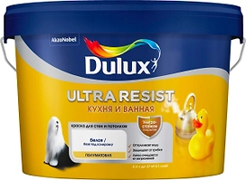 Краска интерьерная DULUX Ultra Resist полуматовая 2.5 л