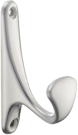 Крючок мебельный рожковый Kerron KR 0090 SC матовый хром