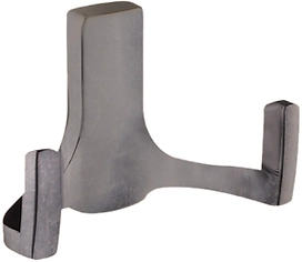 Крючок мебельный рожковый Kerron KR 0330BAZ черный цинк