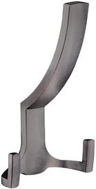 Крючок мебельный рожковый Kerron KR 0340BAZ черный цинк