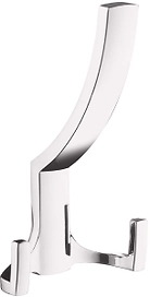 Крючок мебельный рожковый Kerron KR 0340 SC матовый хром