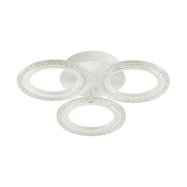 Люстра Lumion Silas LED 48 Вт с пультом ДО 40x8x40 см, белый