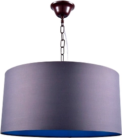 Люстра потолочная 3xE14x60 Вт металлическая коричневая 44x44x23 см