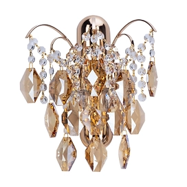 Бра БРИЗ 2хE27х60 Вт золото 30х27х15 см