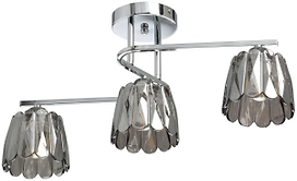 Люстра КЛЭР 3хE27х60 Вт хром 59х21х25.5 см