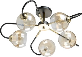 Люстра ВИТА 5хE27х60 Вт античная латунь 18х18х62 см