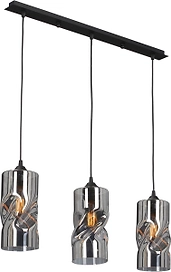 Подвесная люстра Vitaluce V4853-1/3S черная 3ХE27Х40Вт