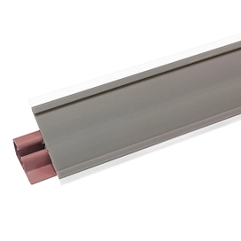 Плинтус для столешницы ПВХ матовый прозрачный 3050 мм 