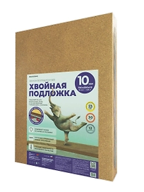 Звукоизоляционная хвойная подложка СОЛНЦЕ 790x590x10 мм 