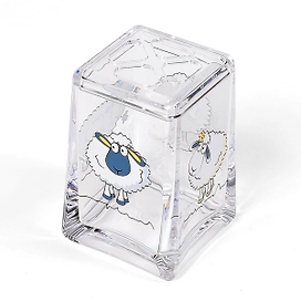 Стакан для зубной щетки TATKRAFT ударопрочный 10х7х7 см