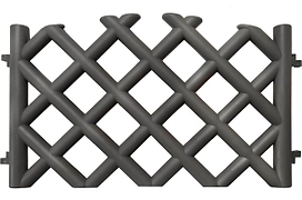 Заборчик BAROKKO графит 40х70 см 4 шт