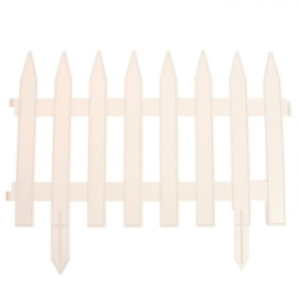 Заборчик GOTIKA белый 35х45 см 7 шт