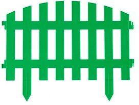 Заборчик RENESSANS зеленый 35х45 см 7 шт