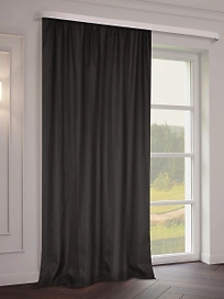 Штора рогожка Лен 120534 шоколад 200х270 см