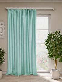 Штора жаккард Робби мята 200х270 см