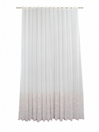 Штора тюль Вышивка розовая 300х280 см