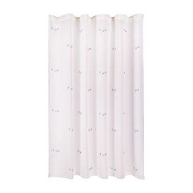 Штора тюль сетка Klassika бело-синяя 250x260 см