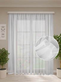 Штора тюлевая Орионвуаль белая 300х270 см