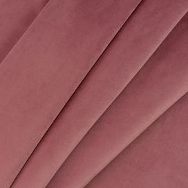 Штора бархат на ленте Пыльная роза 145х270 см