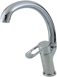 Смеситель для кухни VODA хром 60x190x370 мм