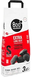 Уголь Брикеты 800 Degrees size S 3 кг