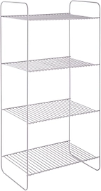 Стеллаж MOROSHKA Кингсайз сталь 40х25х80 см серый