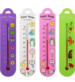 Термометр GARDEN SHOW FUNNY HOUSE 17х4 см