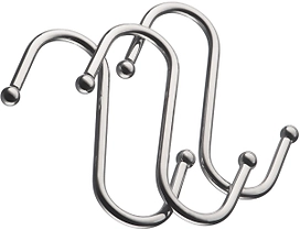 Крючки большие LEMAX хром 12х40х70 мм 3 шт