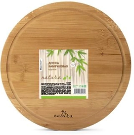 Доска бамбуковая ATMOSPHERE Natura круглая 33х1.8 см