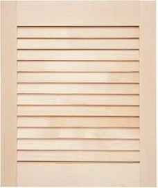 Дверца жалюзийная береза сорт А 20х494x1805 мм