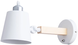 Бра OSCAR 1хE27х40 Вт белый 13х20х23 см