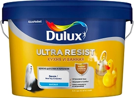 Краска интерьерная DULUX Ultra Resist 5747797 матовая 2.5 л