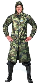 Плащ влагозащитный HUNTER зеленый камуфляж 44-46/3-4 размер