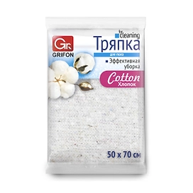 Тряпка для пола Grifon хлопковая, 1 шт