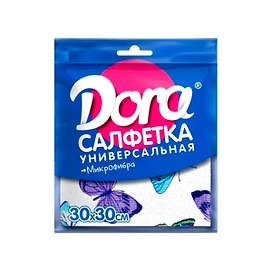 Салфетка Dora с рисунком из микрофибры, 1 шт
