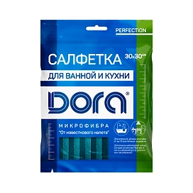 Салфетка Dora для стойких загрязнений из микрофибры, 1 шт