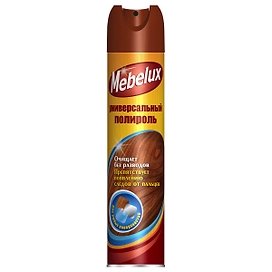Полироль для мебели Mebelux для любых поверхностей 300 мл