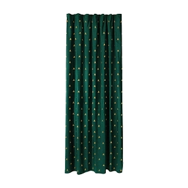 Штора готовая Moroshka Zolotoy Roy 160x270 см, цвет зеленый 