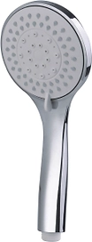 Лейка для душа массажная ARGO OLIVIA, 3-х функциональная, d 100 мм, хром/белый