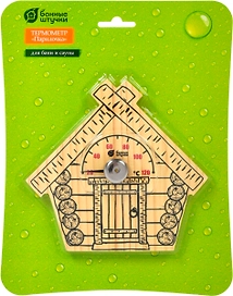 Термометр "Парилочка", 17х16х2,5 см, для бани и сауны "Банные штучки"