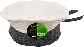 Шапка для бани и сауны "Бескозырка" комби, "Hot Pot", войлок