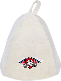Шапка для бани и сауны "Болею за наших", "Hot Pot", войлок