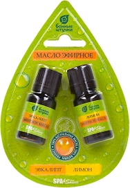 Набор эфирных масел Банные штучки эвкалипт и лимон 2 масла по 10 мл
