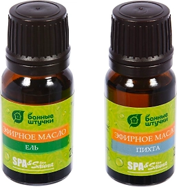 Набор эфирных масел Банные штучки ель и пихта 2 масла по 10 мл