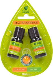 Набор эфирных масел Банные штучки апельсин и сосна 2 масла по 10 мл