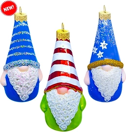 Ёлочная игрушка Коломеев Веселый бородач 1, 10 см в подарочной упаковке