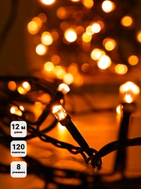 Гирлянда нить SH LIGHTS медный 12 метров