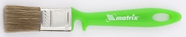 Кисть флейцевая для работ по дереву Matrix смешанная щетина 25х10 мм 