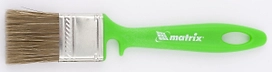 Кисть флейцевая для работ по дереву Matrix смешанная щетина 35х10 мм